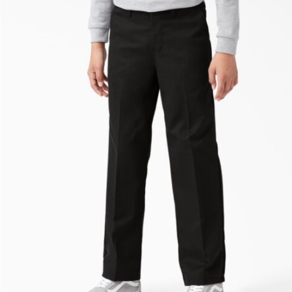Dickies Boys' FlexWaist Classic Fit Straight Leg Flat Front Pants Size 4